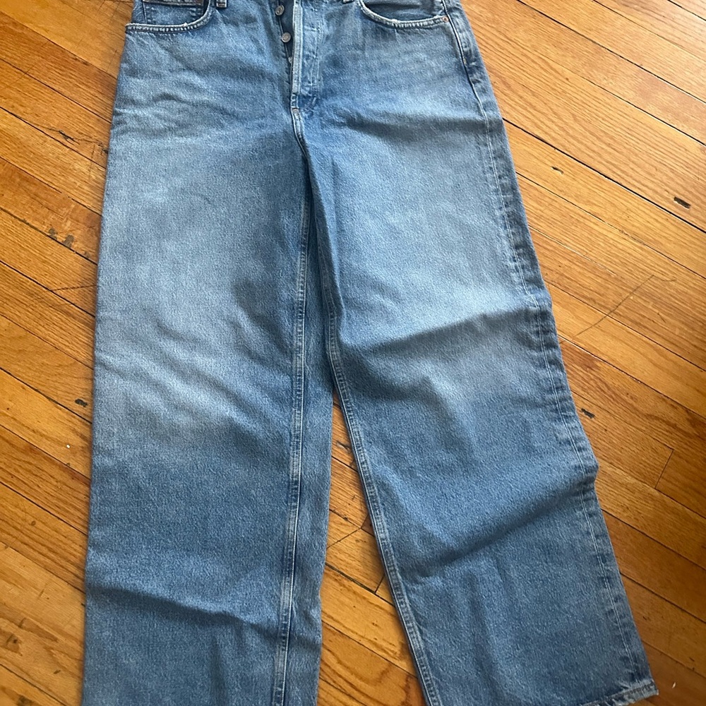 Agolde Low Slung Baggy Jeans NWT Size 28 - Picture 8 of 12